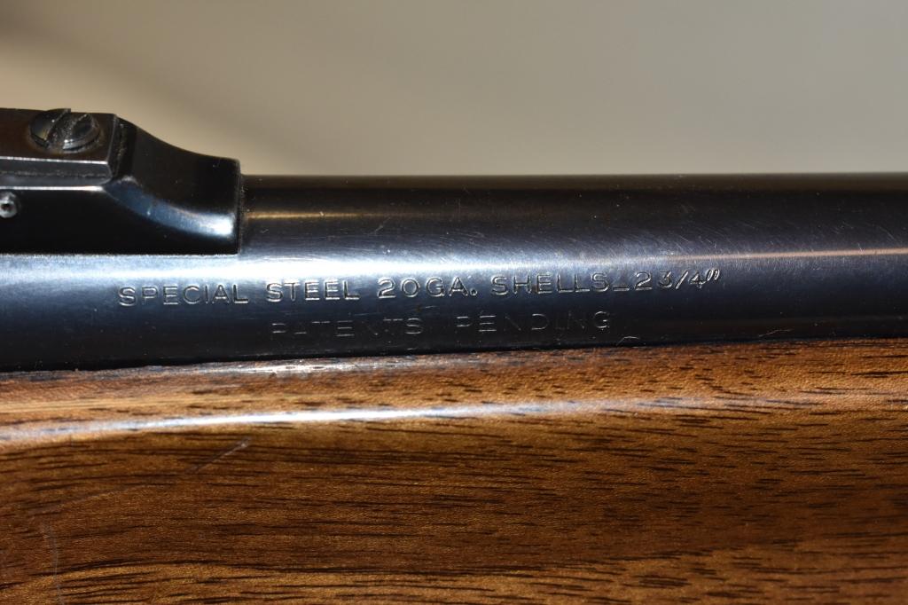 Gun. Browning Model 2000 Slug 20ga Shotgun