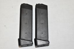 Two 9 MM 15 Rnd Glock Magazines