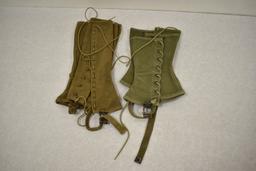 Two Military Boot Cover Sets