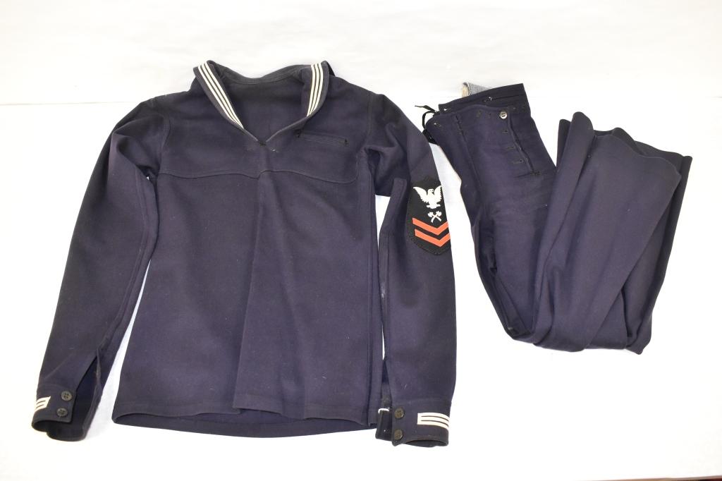 USA. 1936 Blue Navy Pants & Jacket