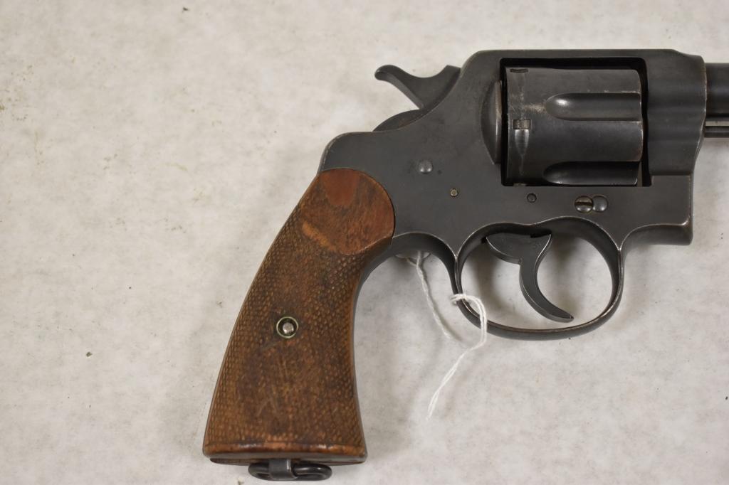 Gun. Colt New Service 455 Eley Revolver