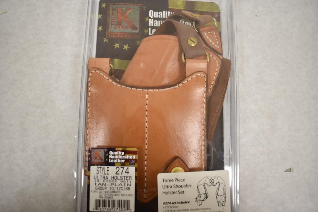 Three Leather Holsters