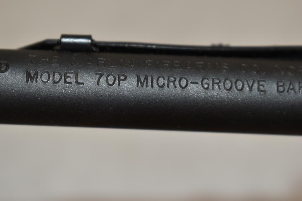 Gun. Marlin Model 70P  22 lr cal Rifle