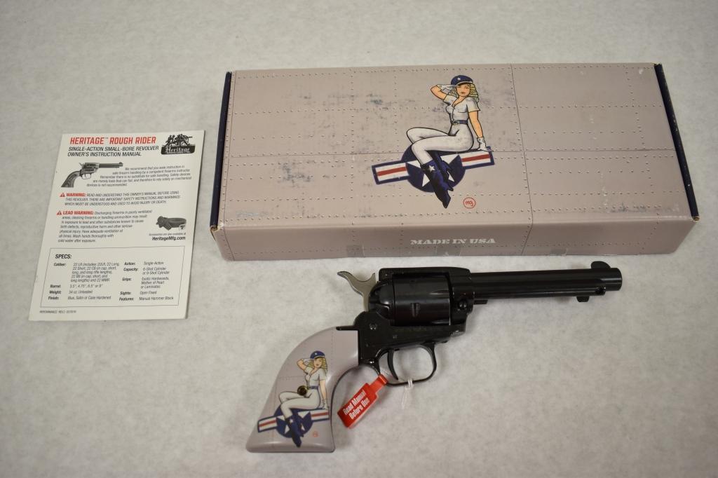 Gun. Heritage Model Pinup Lady 22 cal Revolver