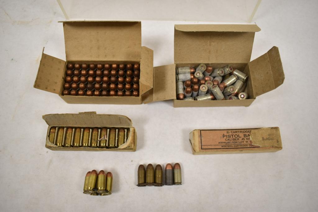 Collectable Ammo. 45 ACP  Approx. 170 Rds