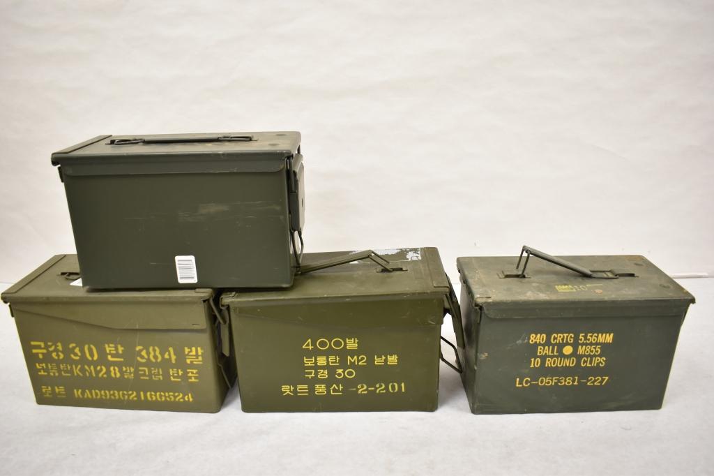 Four Ammo Cans