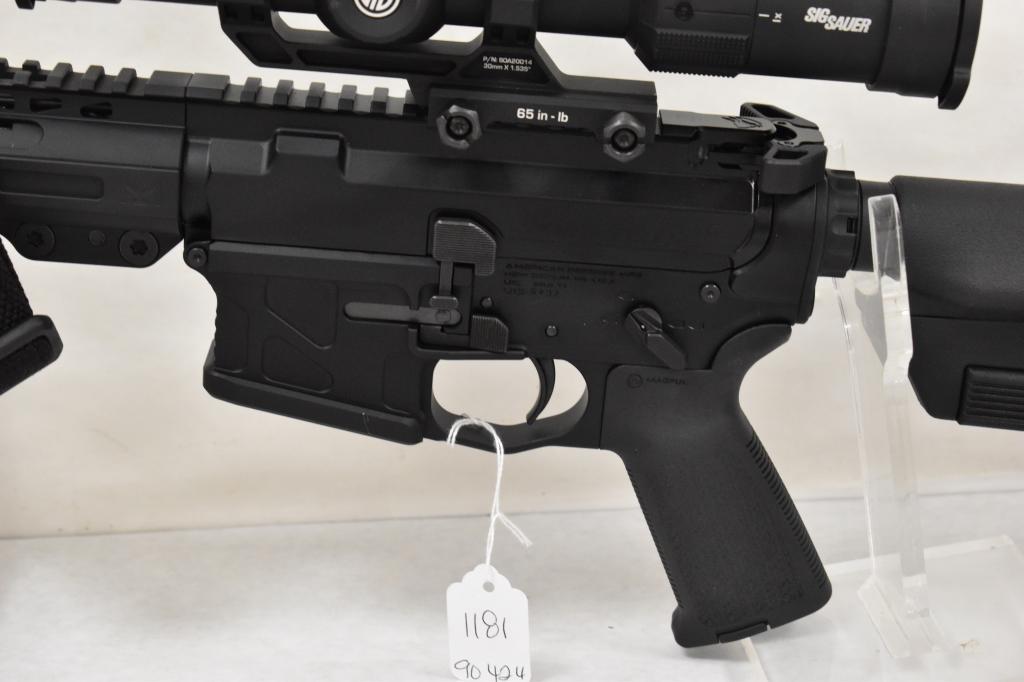 Gun. American Defense AR Style Blackout 300 Rifle