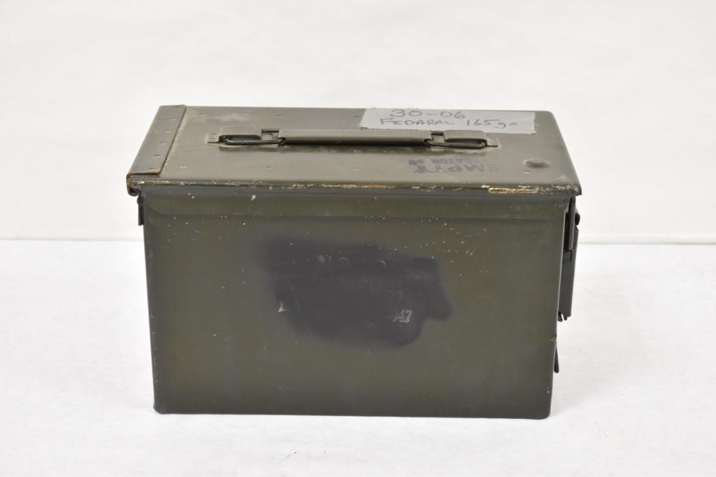 Ammo. 30 Cal Ball 104 Rds & Ammo Can