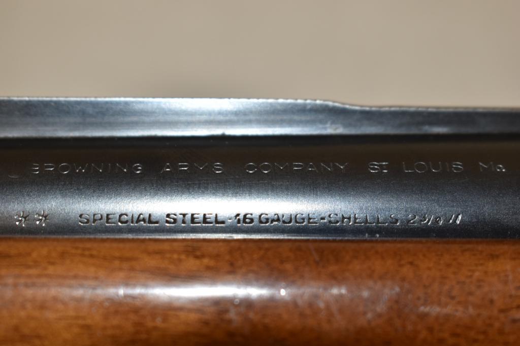 Gun. Browning A5 Sweet 16 16 ga Shotgun