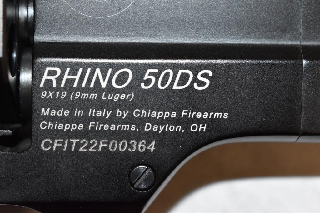 Gun. Chiappa Rhino 50DS 9mm Revolver