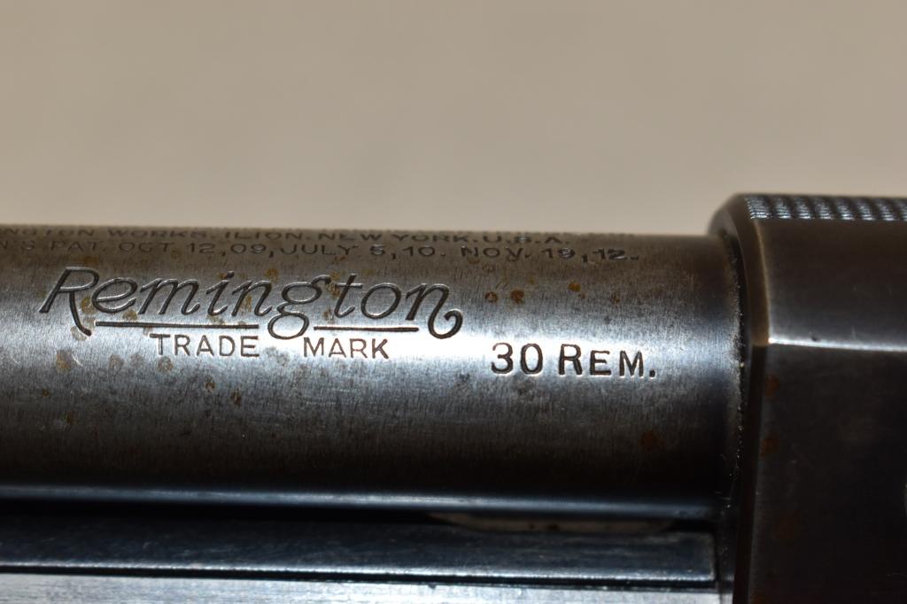 Gun. Remington Model 14 30 Rem cal Rifle