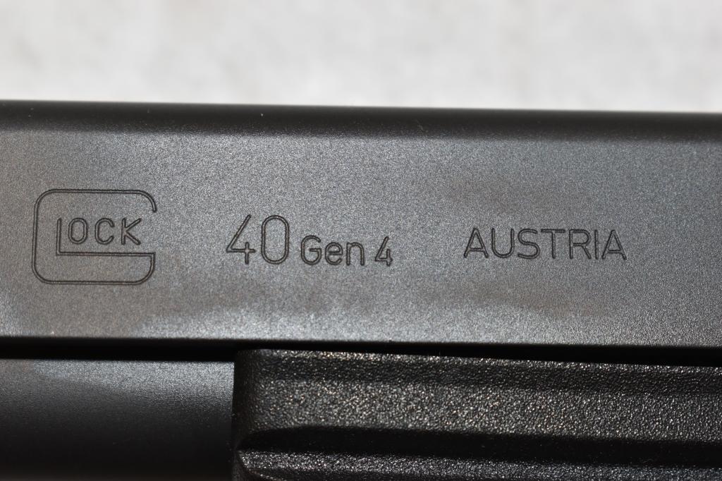 Gun. Glock 40 Gen 4 10mm Auto Pistol