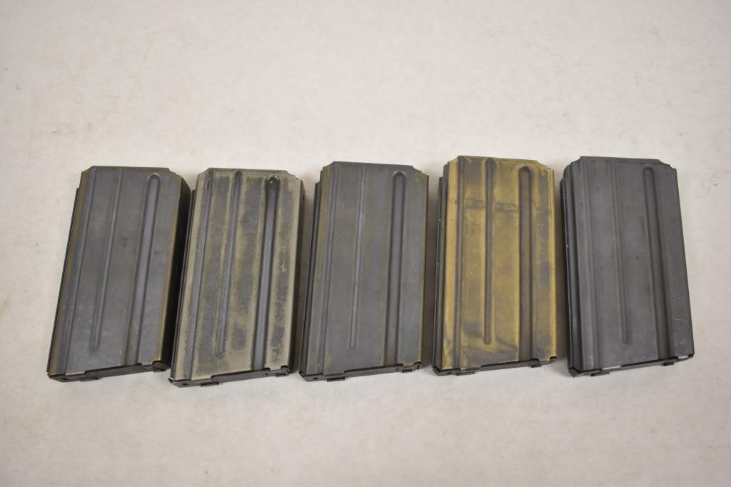 Five Colt AR15 5.56 Magazines