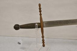 Toledo Spain Sword & Wooden Sheath