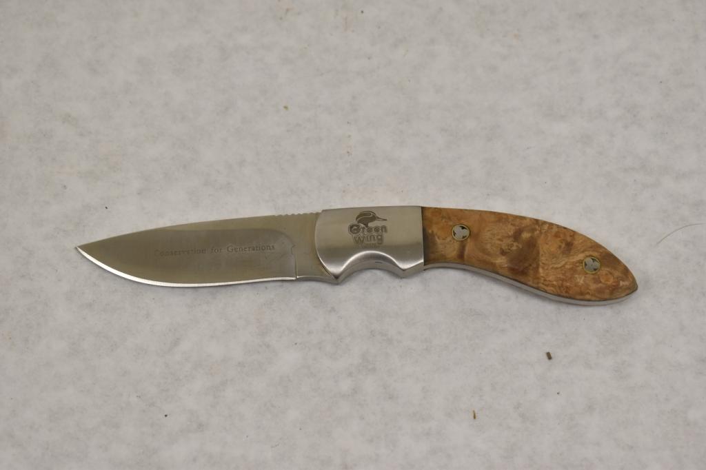 Browning Geenwing 320 Fixed Blade Knife & Sheath