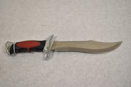 Maxam Sawback Blade Knife & Sheath