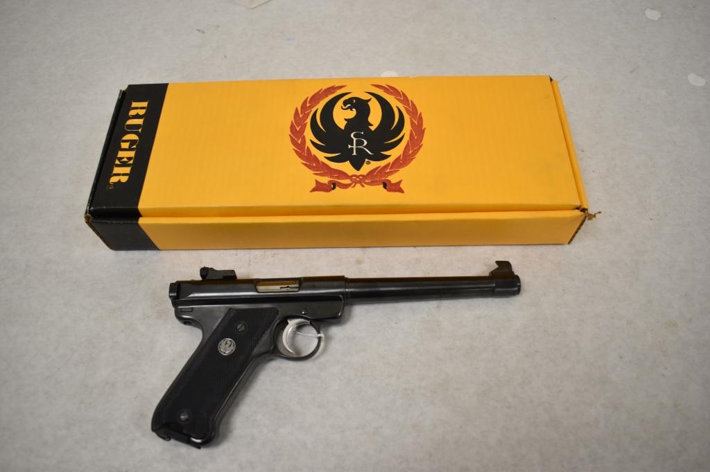 Gun. Ruger Mark II Target .22LR Pistol