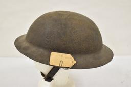 British Model 1915 WWI Brodie Military Helmet