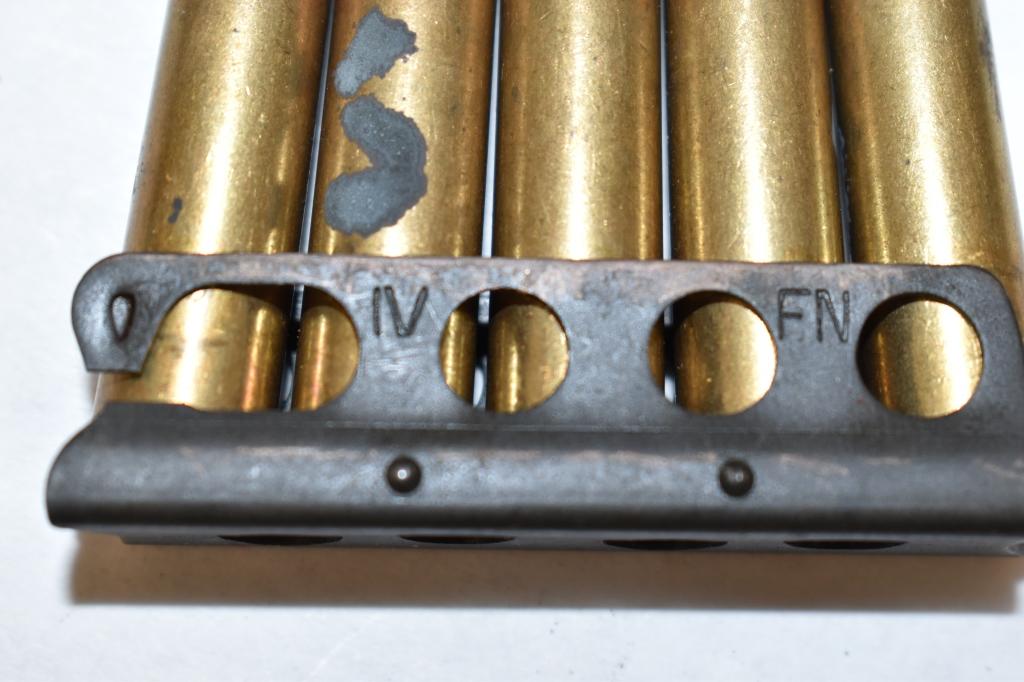 Ammo. 303 British. 200 Rds, Clips & Bandoleers