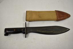 Kiffe Vietnam Era Bolo Knife & 1918 Sheath.