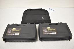 Three Handgun Cases Plano & UTG.