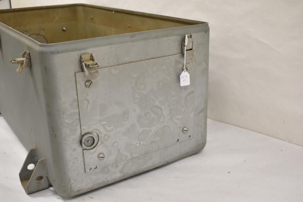 1973 Metal Military Storage Container No lid