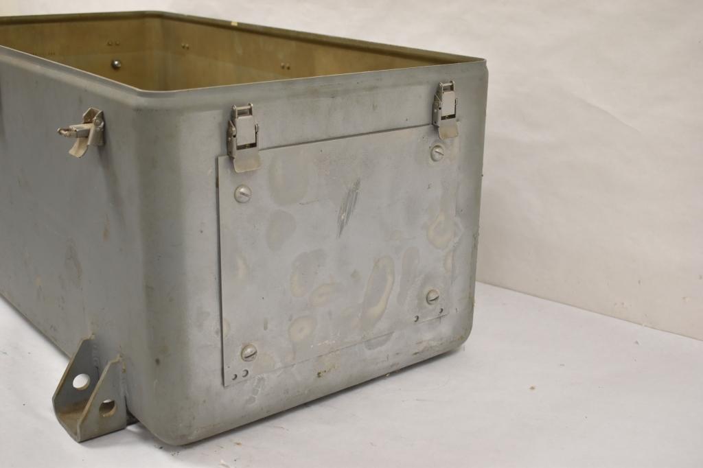 1973 Metal Military Storage Container No lid