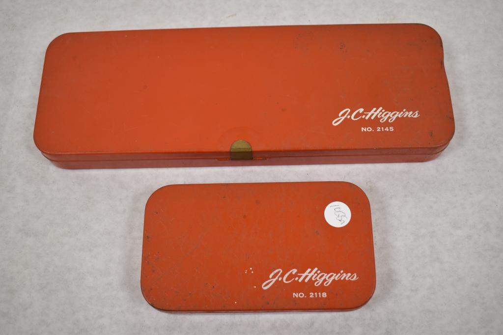 Two Partial JC Higgins Gun Cleaning Kits