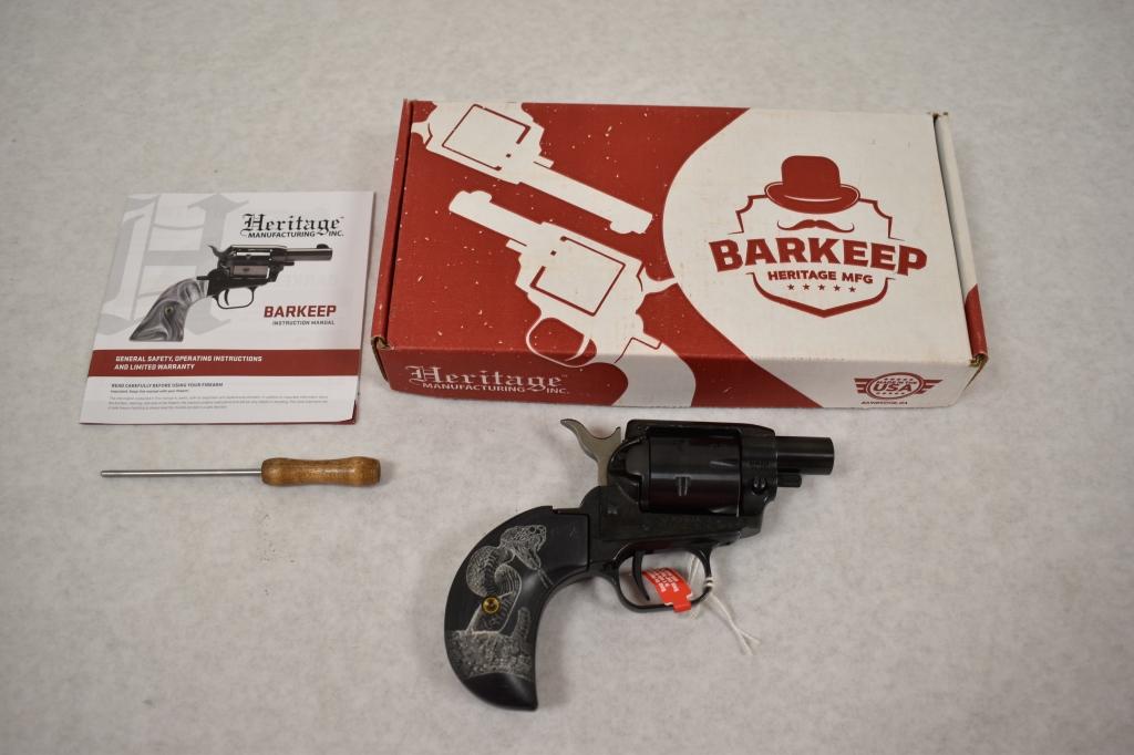 Gun. Heritage Model Barkeep 22 cal Revolver