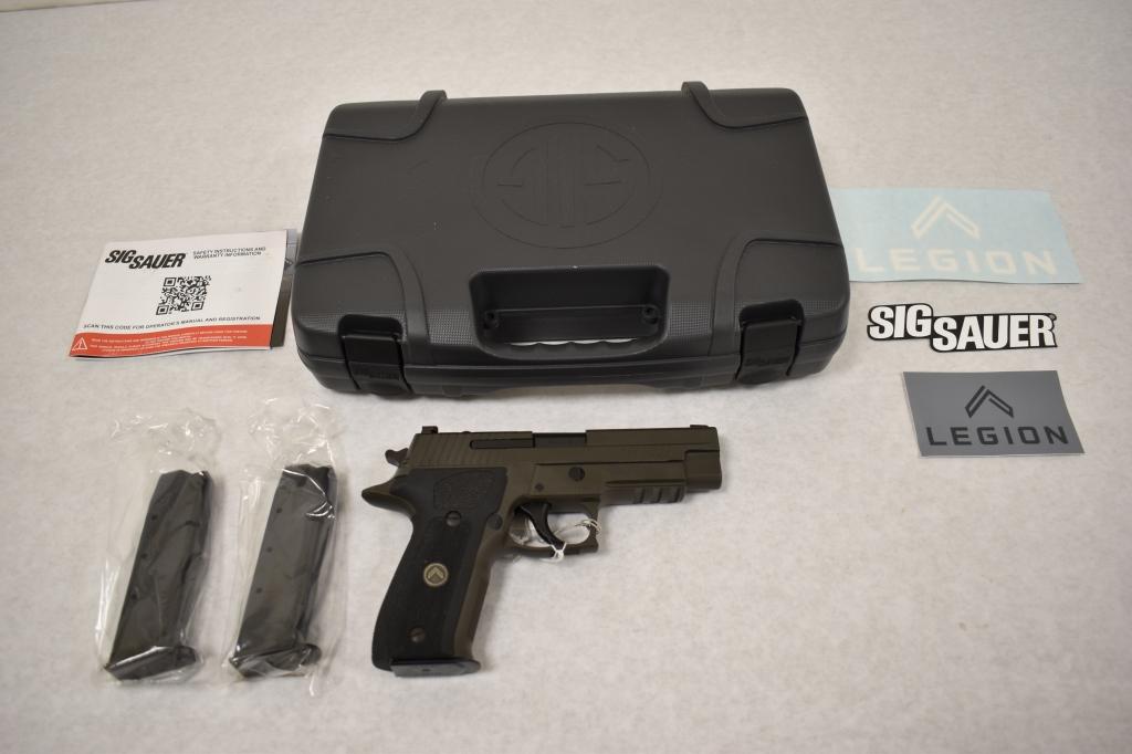 Gun. Sig Sauer Model P226 Legion 9mm cal Pistol