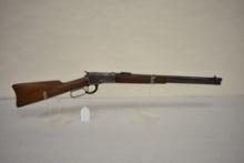 Gun. Winchester Model 92 .38 WCF Rifle. C&R