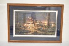 Harvest Moon Ball by Terry Redlin signed & numbered with COA 3542/9500