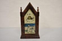 Vintage Mid 19th Century Jerome & Co. Steeple Clock