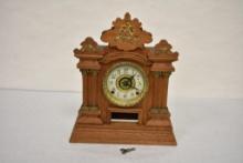 Antique Ingraham Mantle Clock with Key