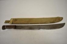 1944 U.S.N. US Navy Collins & Co. Machete w MK2 Scabbard