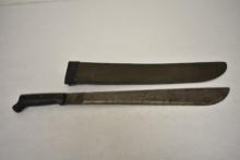 WW2 U.S. Machete Collins Guatemala w Scabbard