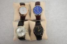 Lot of 4 Wrist Watches ( 3 Quartz & E Pluribus Unum)