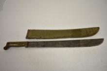 WW2 U.S. 1945 True Temper Machete w Scabbard