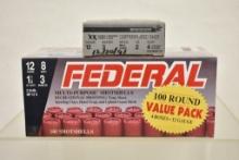 Ammo: Federal 12 ga. 100 Rnds.