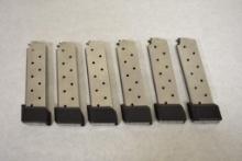 6 Magazines 45 cal. 10 rounds