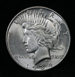 1934-p Peace Dollar $1 Grades Select Unc