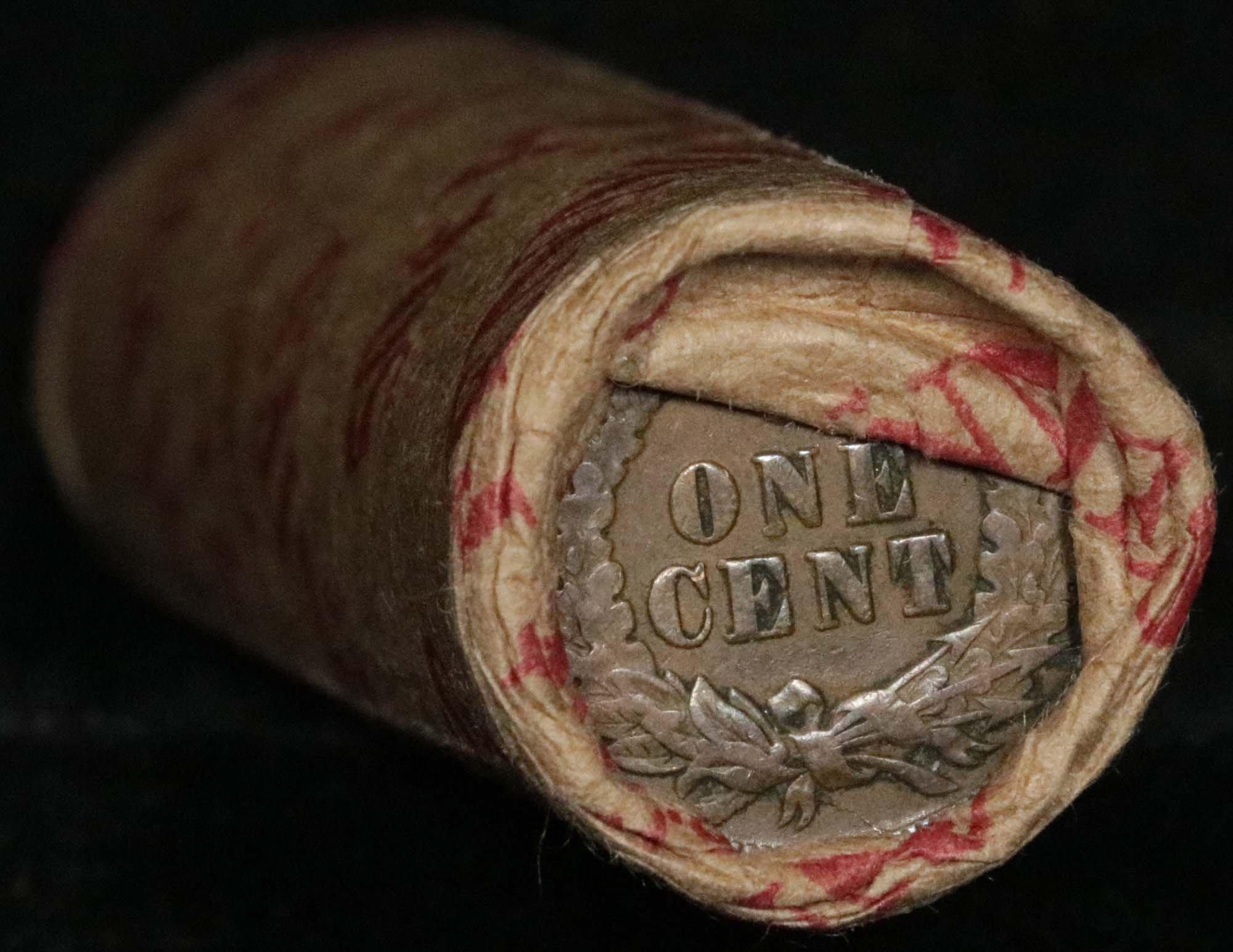 Indian Cent Roll, 1895 one end in vf and an xf rev other end Grades above average circ (fc)