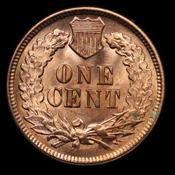 ***Auction Highlight*** 1889 Indian Cent 1c Graded GEM++ RD by USCG (fc)