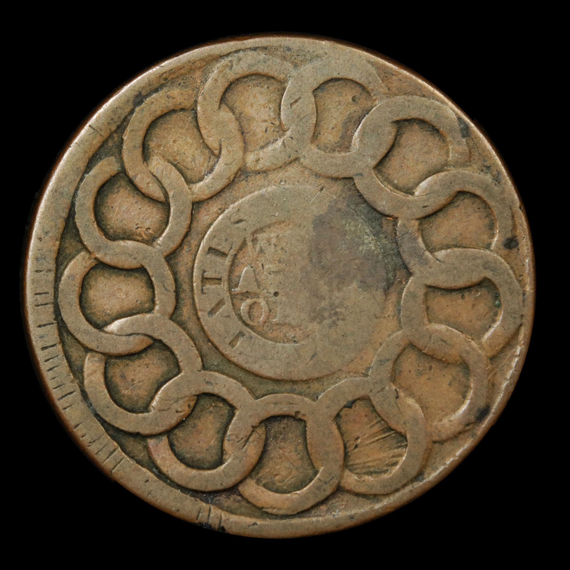 ***Auction Highlight*** 1787 Fugio 1c Graded f+ by USCG (fc)