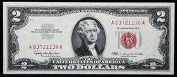 1963 $2 Red seal United States note Grades Gem++ CU