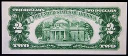 1963 $2 Red seal United States note Grades Gem++ CU