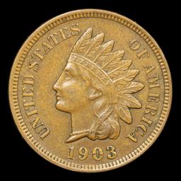 1903 Indian Cent 1c Grades Select Unc BN
