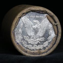 ***Auction Highlight*** Incredible Find, Unc Morgan $1 Shotgun Roll w/1889 & cc mint ends  (fc)