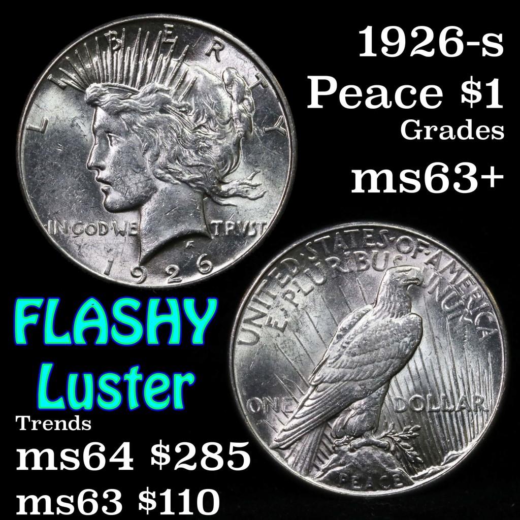 1926-s Peace Dollar $1 Grades Select+ Unc