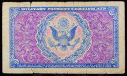 Military Payment Certificate Series 481 $1  Grades vf+